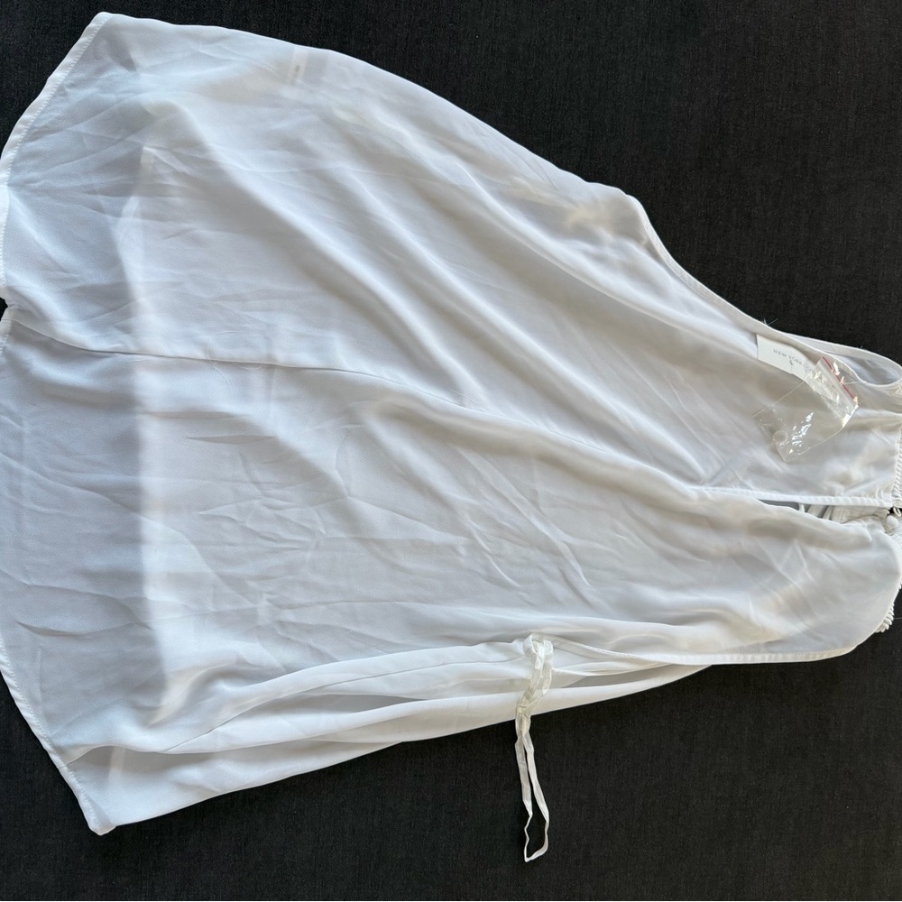 New York & Company White Blouse